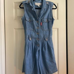 Gloria Vanderbilt vintage jean jumpsuit - Romper - 80s/ 90s
